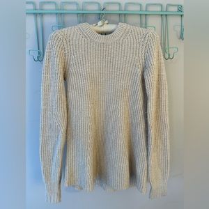 Athleta cream sweater